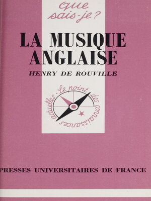 cover image of La musique anglaise